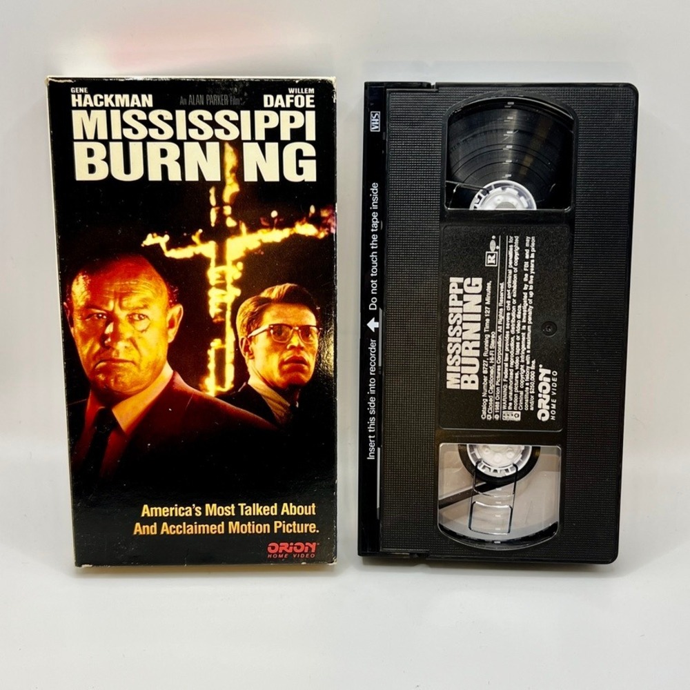Mississippi Burning VHS 1988 Gene Hackman Crime‎ Drama Civil Rights Film